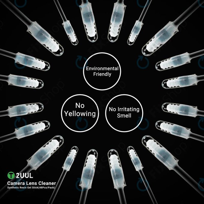 2UUL CL21 - Čistači za objektiv kamere (48 kom)