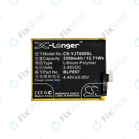 OnePlus 6 A6000 A6003 - Baterija BLP657 3300mAh HQ