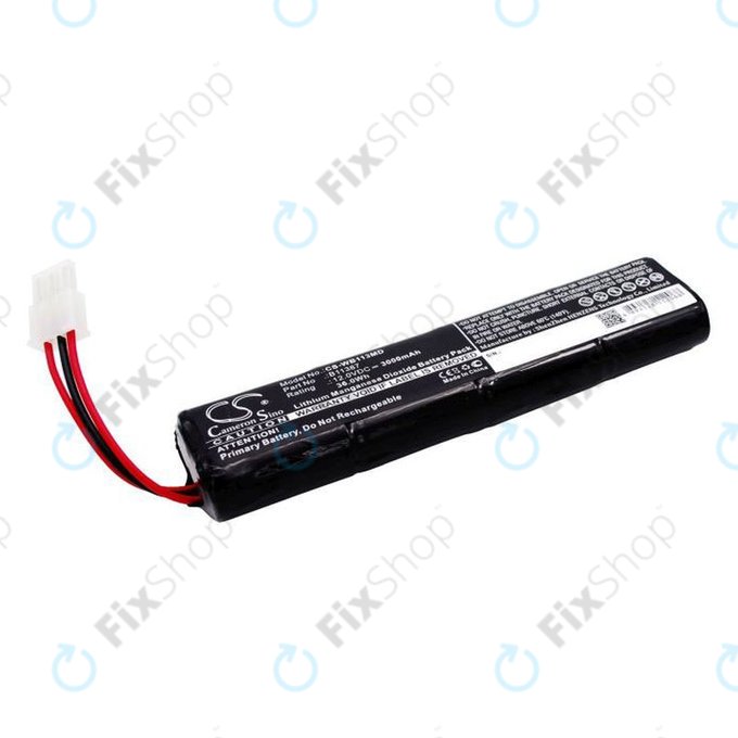 Baterija za Schiller America AED 10 Jump Start, 3000mAh, Li-MnO2, 12V, 00185-2, HQ