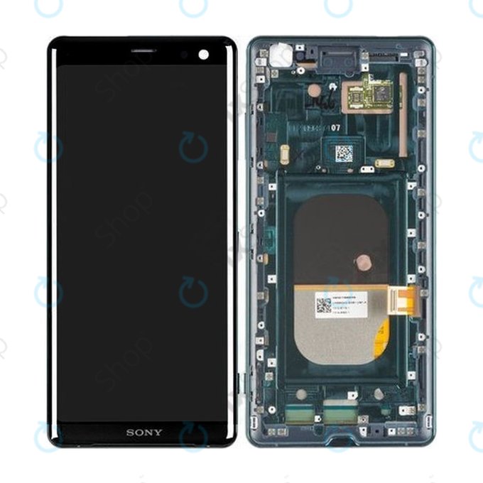Sony Xperia XZ3 - LCD zaslon + zaslon osjetljiv na dodir + okvir (zeleni) - 1315-5028 Originalni servisni paket