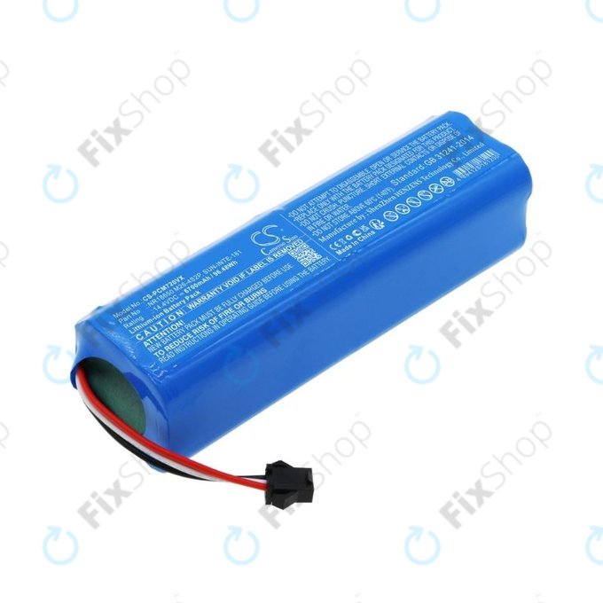 Xiaomi Roidmi EVE Plus, Viomi, Lydsto, Proscenic, Tefal - Baterija NR18650 M26-4S2P, SUN-INTE-181, H18650CH-4S2P Li-Ion 14.4V 6700mAh HQ