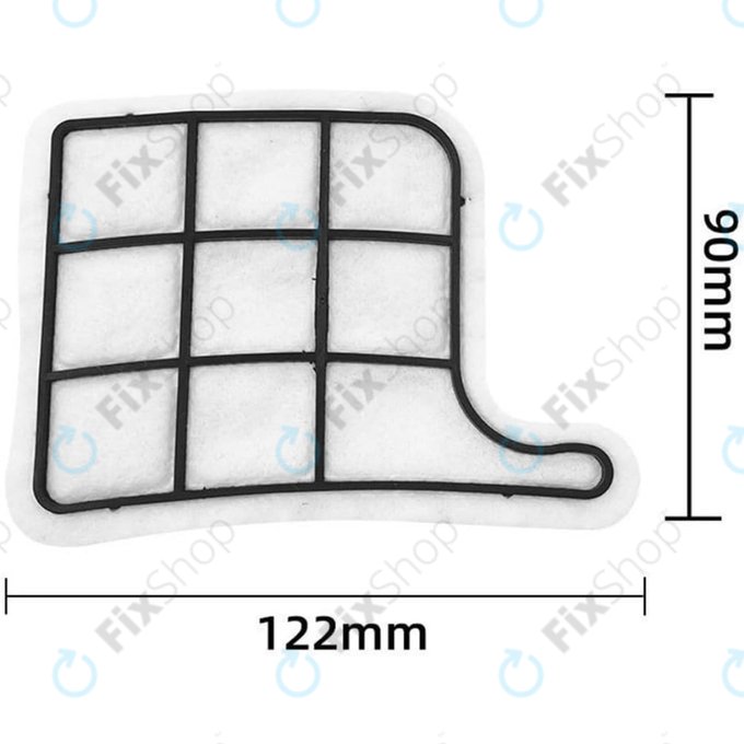 Vorwerk Kobold VK135, VK136 - Filter predmotora
