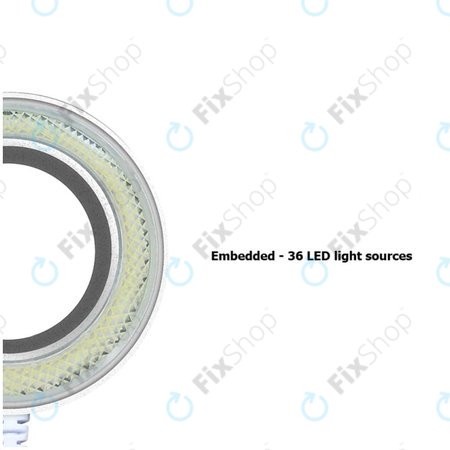 Sunshine SS-033C - Ogledalo otporno na prašinu + LED podesivo svjetlo