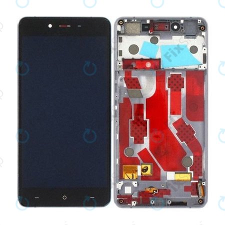 OnePlus X - LCD zaslon + steklo na dotik + okvir (Black) TFT