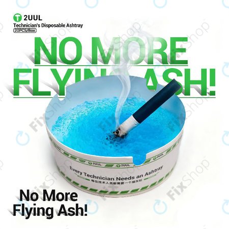 Jednokratna pepeljara za tehničare, 2UUL AS01, 20kom/kutija