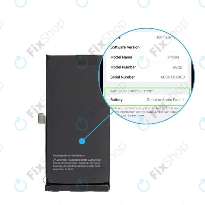 Baterije za iPhone 15 Plus | 661-37207 | 4383mAh | Genuine Apple