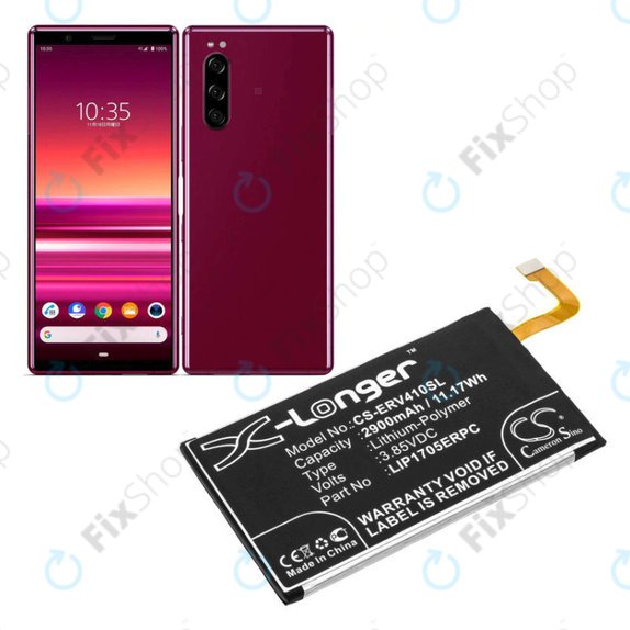 Baterija za Sony Xperia 5, Sony J8210, 2900mAh, Li-Pol, 3.85 V, LIP1705ERPC, HQ