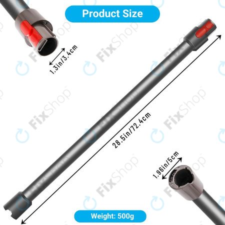 Dyson V-series, Outsize - Usisna cijev (srebrna)