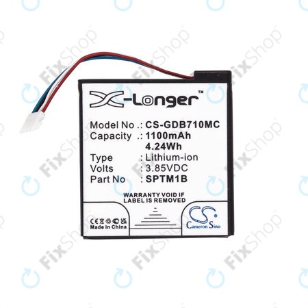 Baterija za Gopro Hero 7 Silver, White, 1100mAh, Li-Ion, 3.85V, SPTM1B, HQ