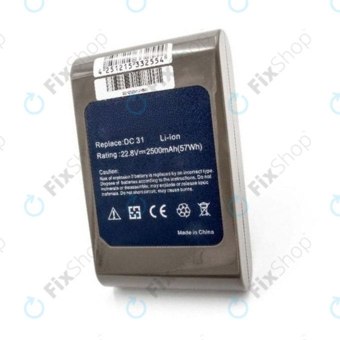 Dyson DC-series - Battery 917083-07 Li-Ion 22.8V 2500mAh