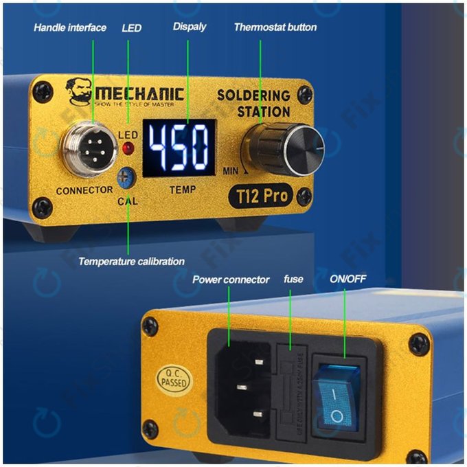 Mechanic T12 Pro - Digitalna stanica za lemljenje