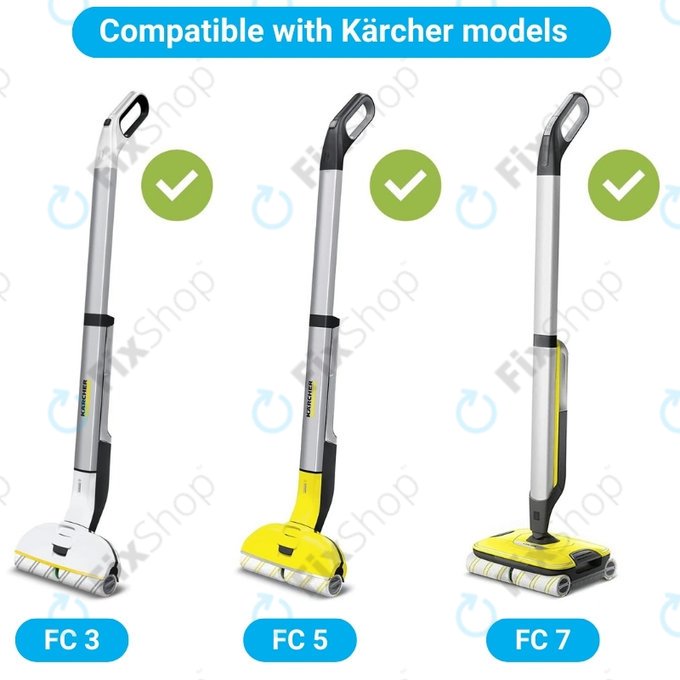 Kärcher FC 3, FC 5, FC 7 - Stone Roller set (crna)