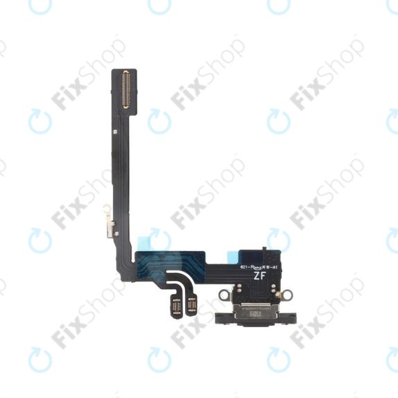 Apple iPhone 16 Pro - Konektor za punjenje + Flex kabel (Black Titanium)