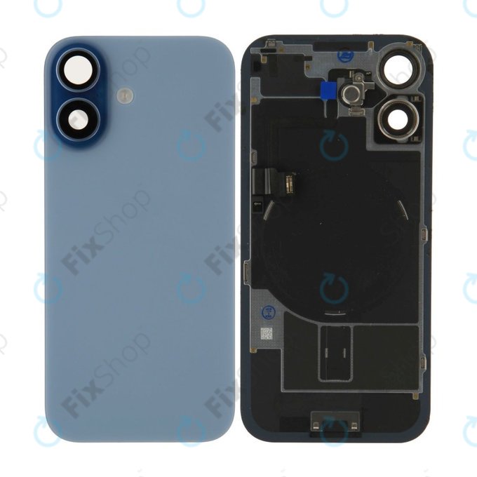 Staklo stražnjeg kućišta za iPhone 17, Mist Blue, Pulled A