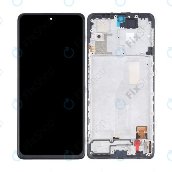Xiaomi Redmi Note 10 Pro - LCD zaslon + zaslon osjetljiv na dodir + okvir (crni) OLED