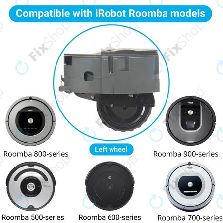 iRobot Roomba 500, 600, 700, 800, 900-series - Kotač s motorom (lijevo)