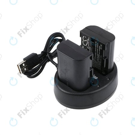 2 baterije s punjačem zaCanon EOS 5D Mark II, EOS 7D, 2000mAh, Li-Ion, 7.4V, LP-E6, HQ