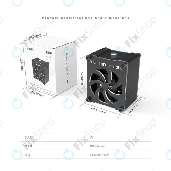2UUL Cuul - Mini ventilator za popravak