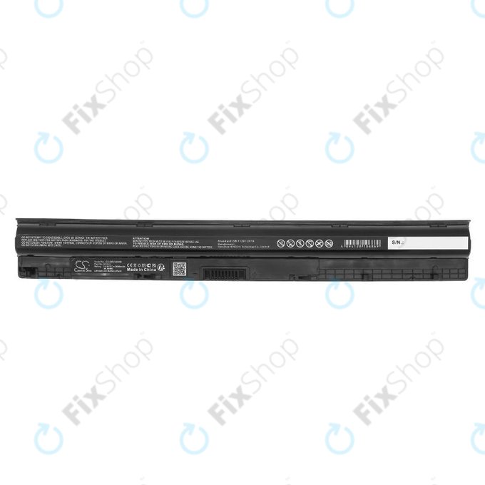 Baterija za Dell Inspiron 14, 15, 17, Vostro 14, 15, 2600mAh, Li-Ion, 14.8V, GXVJ3, HQ