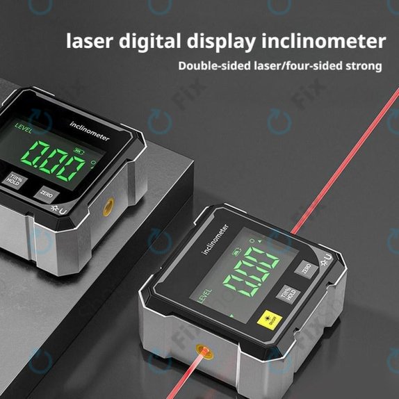Digitalni kutomjer s magnetom i laserom