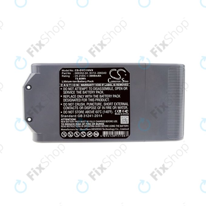 Dyson V10 - Baterija Li-Ion 3000mAh HQ