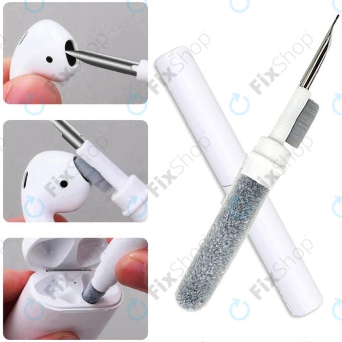 Olovka za čišćenje za bežične slušalice, bijela