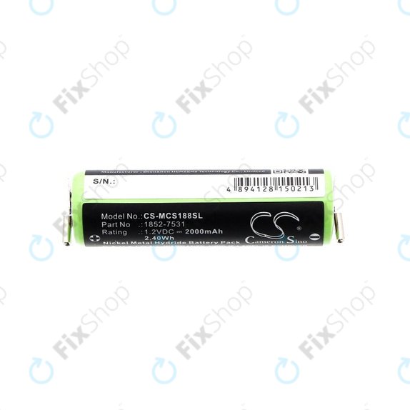 Baterija za Moser Easy Style 1881, 2000mAh, Ni-MH, 1.2V, 1852-7531, HQ