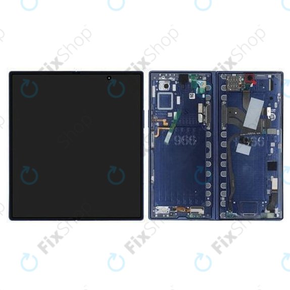 Samsung Galaxy Z Fold 7 F966B - LCD zaslon + zaslon osjetljiv na dodir + okvir (Blue Shadow) OLED