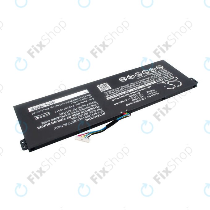 Baterija za Acer Aspire 5, 7 E5, V3, Chromebook 11, 13, 15, 3000mAh, Li-Pol, 15.2V, AC14B18K, HQ