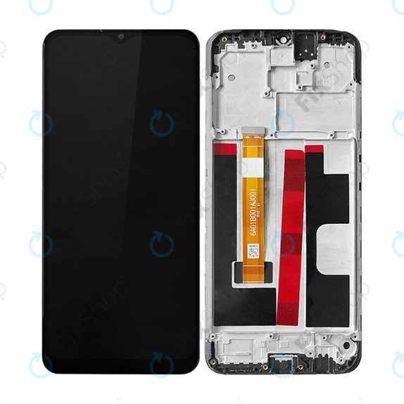 Oppo A9 (2020) - LCD zaslon + staklo osjetljivo na dodir + okvir - REF-OPPOA901 Originalni servisni paket