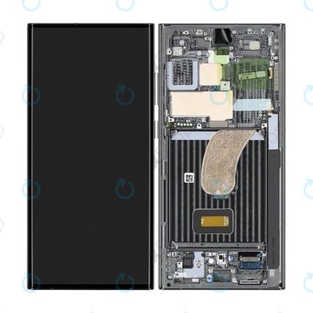 Samsung Galaxy S23 Ultra S918B - LCD zaslon + zaslon osjetljiv na dodir + okvir (zeleni) - GH82-30466C, GH82-30465C Originalni servisni paket