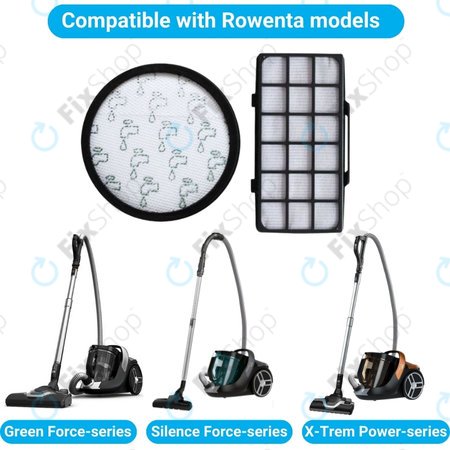 Rowenta Green Force, Silence Force, X-Trem Power - Set filtera