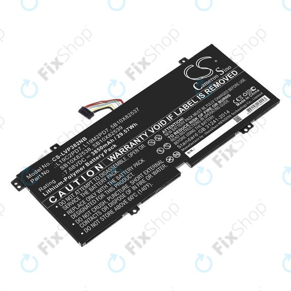 Baterija za Lenovo IdeaPad 3, Duet 3, 3850mAh, Li-Pol, 7.68V, L19C2PD7, HQ