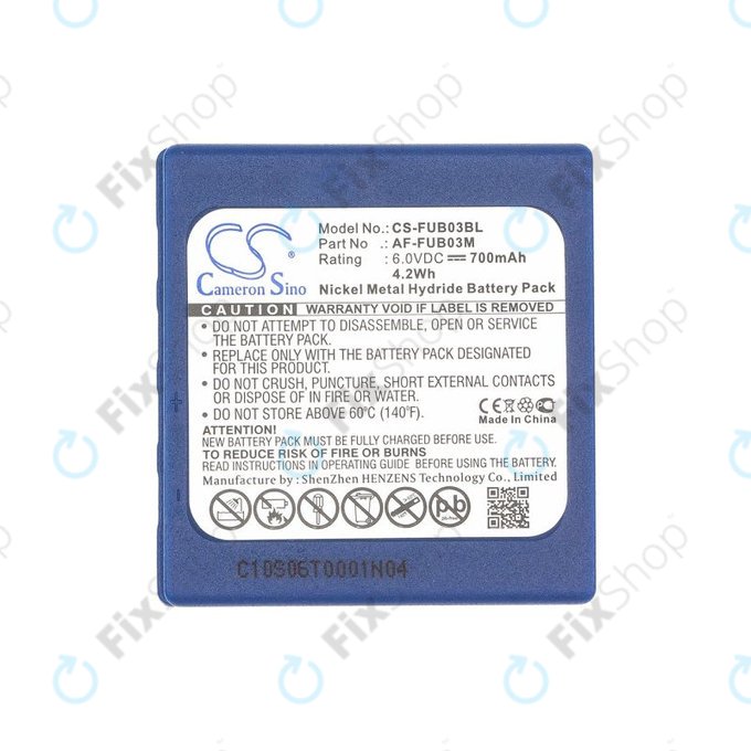 Baterija za HBC Fub3a, 700mAh, Ni-MH, 6V, AF-FUB03M, HQ