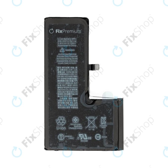Apple iPhone XS - Baterija 2658mAh FixPremium (10 Pack)