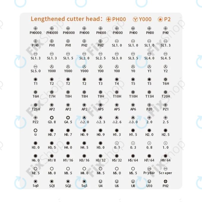 Kingsdun - Profesionalni set odvijača za iPhone 117u1