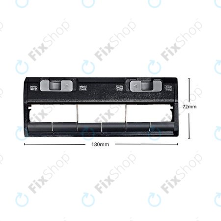 Ecovacs Deebot N-series, T-series, X1-series, Ozmo-series - Poklopac glavne četke (Crna)