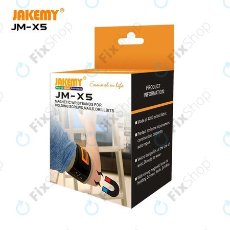 Jakemy JM-X5 - Magnetska narukvica za pohranu vijaka, čavala i bitova