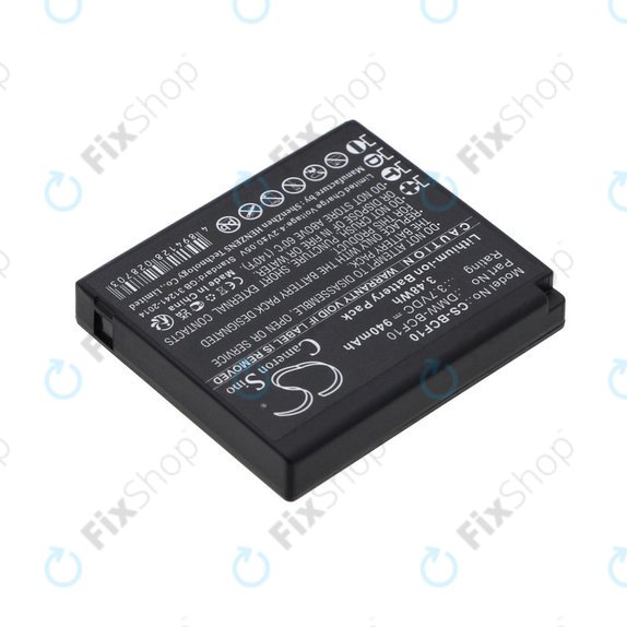Baterija za Panasonic Lumix DMW-BCF10, 940mAh, Li-Ion, 3.7V, DMW-BCF10, HQ