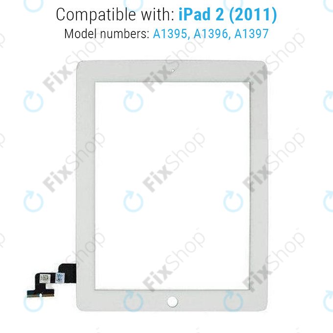 Apple iPad 2 - Zaslon osjetljiv na dodir (bijeli)