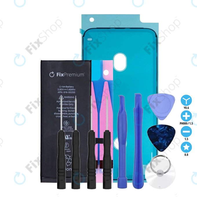 Apple iPhone 7 - Baterija 1960mAh FixPremium + Ljepilo za baterije + Ljepilo za LCD + Set alata - Multipack