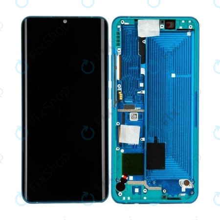 Xiaomi Mi Note 10, Mi Note 10 Pro - LCD zaslon + zaslon osjetljiv na dodir + okvir (Aurora Green) - 56000100F400 Originalni servisni paket