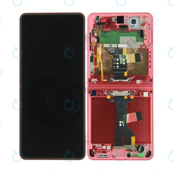 Samsung Galaxy Z Flip 7 F766B - LCD zaslon + zaslon osjetljiv na dodir + okvir (Coralred) OLED