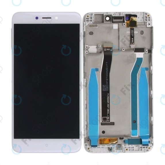 Xiaomi Redmi 4X - LCD zaslon + zaslon osjetljiv na dodir + okvir (White) TFT