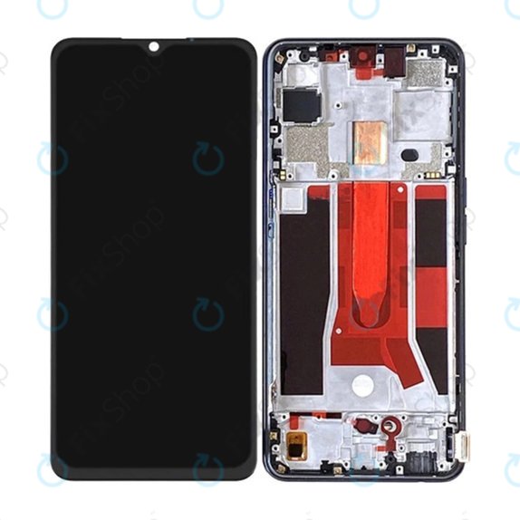 Oppo A91 - LCD zaslon + staklo osjetljivo na dodir + okvir - REF-OPPOA9101 Originalni servisni paket