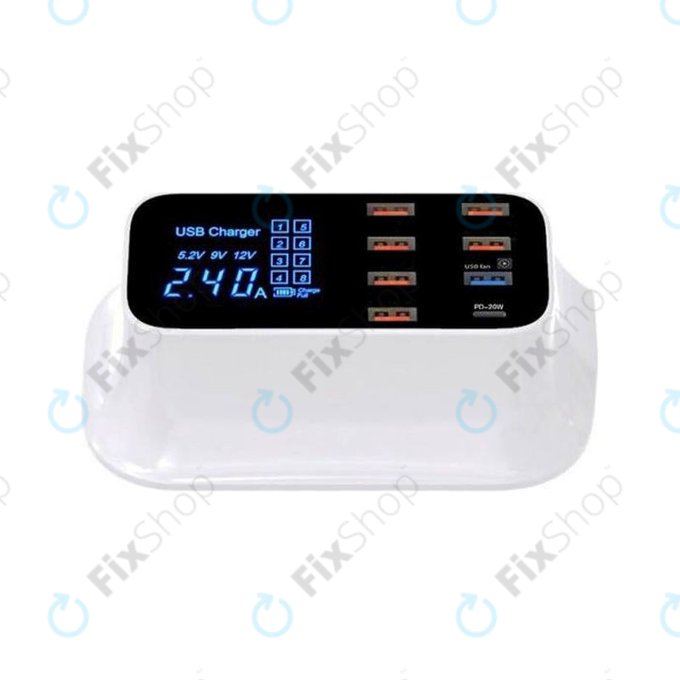 Asometech Model E - USB stanica za punjenje s USB 3.0 & USB-C