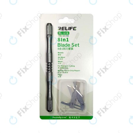 Relife RL-101B - CPU Remove Glue Blade Knife Set 8in1