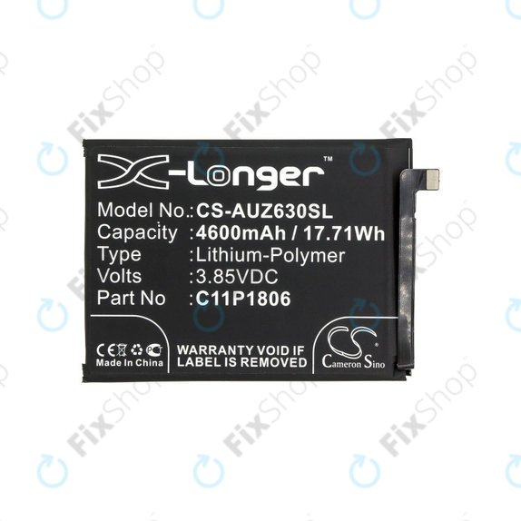 Baterija za Asus Zenfone 6 2019, 4600mAh, Li-Pol, 3.85V, C11P1806, HQ