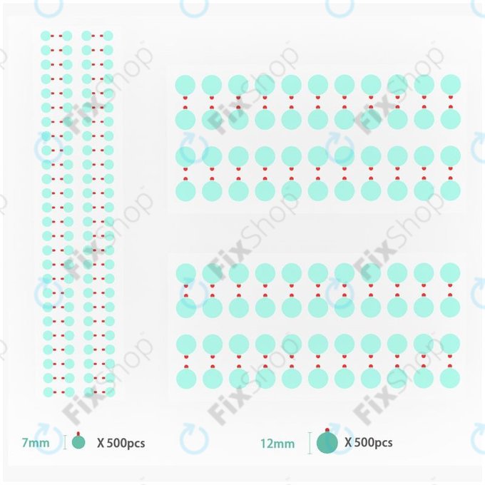 2UUL zaštitna naljepnica za telefonsku kameru (1000 komada)
