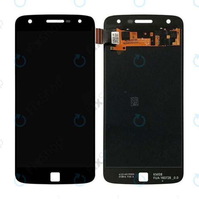 Motorola Moto Z Play XT1635 - LCD zaslon + zaslon osjetljiv na dodir (crni) - 01019104003W Originalni servisni paket